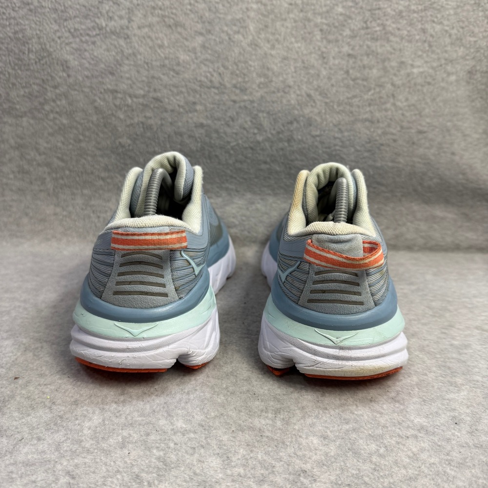 Hoka One One Women's Athletic Shoes in Light Blue, Mint & White - Picture 5 of 10